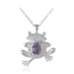 Collana in argento con Ametista Boliviana