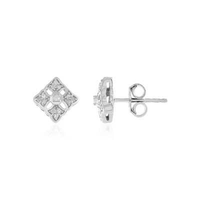Orecchini in argento con Diamante I2 (I)