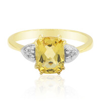 Anello in oro con Eliodoro