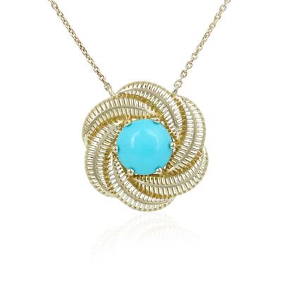 Collana in oro con Turchese Sleeping Beauty (Ornaments by de Melo)