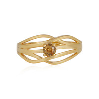 Anello in argento con Zircone Giallo