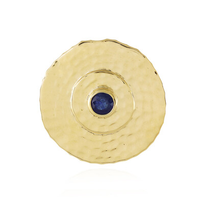 Ciondolo in argento con Zaffiro Blu del Madagascar (MONOSONO COLLECTION)