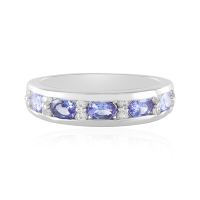 Anello in argento con Tanzanite