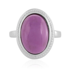 Anello in argento con Fosfosiderite