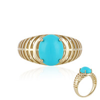 Anello in oro con Turchese Sleeping Beauty (Ornaments by de Melo)