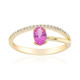 Anello in oro con Zaffiro Rosa (CIRARI)