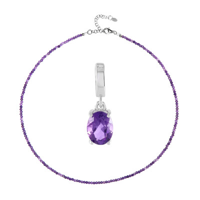 Parure in argento con Ametista
