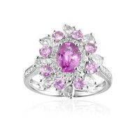 Anello in oro con Zaffiro Rosa (CIRARI)