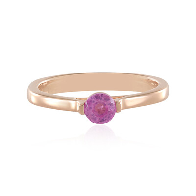 Anello in argento con Zaffiro Rosa del Madagascar