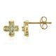 Orecchini in argento con Peridoto della Birmania
