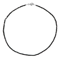 Collana in argento con Spinello Nero
