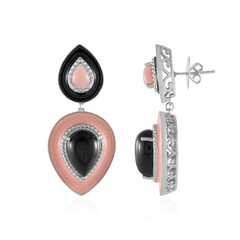 Orecchini in argento con Onice Nero (Dallas Prince Designs)