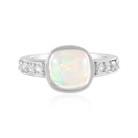 Anello in argento con Opale di Welo