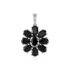 Ciondolo in argento con Spinello Nero