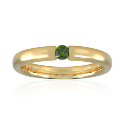 Anello in oro con Diamante Verde VS1 (Annette)