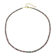 Collana in argento con Rubino Mozambico