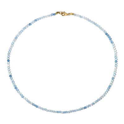 Collana in argento con Acquamarina Brasiliana