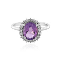 Anello in argento con Quarzo Azur