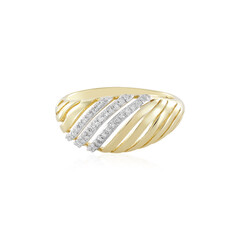 Anello in oro con Diamante SI2 (H) (de Melo)