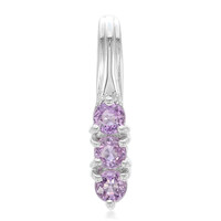 Ciondolo in argento con Zaffiro Ceylon Porpora (non riscaldato)