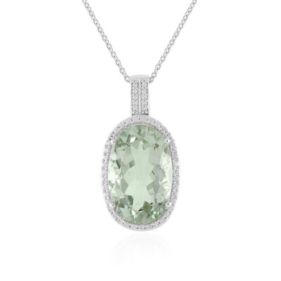Collana in argento con Ametista Verde