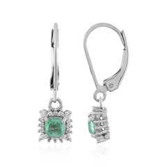 Orecchini in argento con Smeraldo Etiope