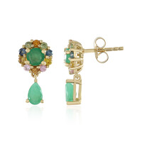 Orecchini in argento con Smeraldo Socoto