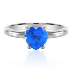 Anello in argento con Topazio Blu Indaco