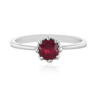 Anello in argento con Rubino del Madagascar
