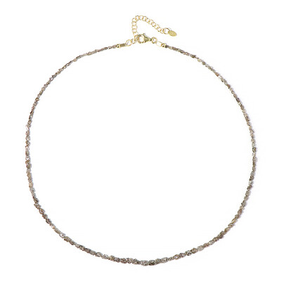 Collana in argento con Diamante Champagne