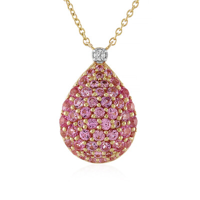 Collana in oro con Zaffiro Rosa (Adela Gold)