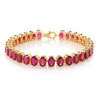 Bracciale in argento con Rubino del Madagascar