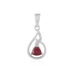 Ciondolo in argento con Rubino del Madagascar
