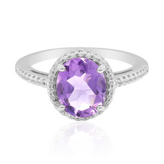 Anello in argento con Ametista
