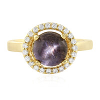Anello in argento con Pietra del Sole Occhio di Gatto