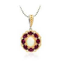 Collana in argento con Opale di Welo (Dallas Prince Designs)