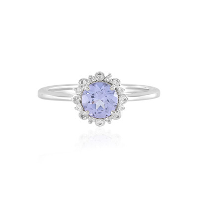Anello in argento con Tanzanite (non riscaldata)