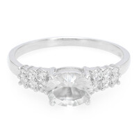 Anello in argento con Petalite