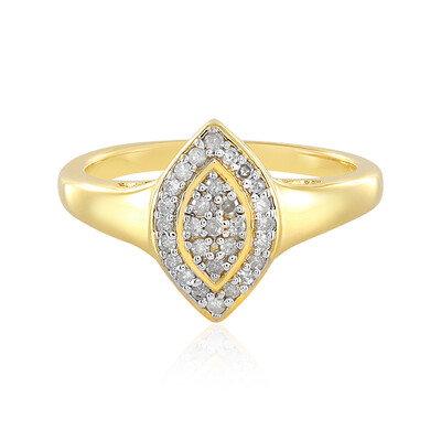 Anello in argento con Diamante I2 (I)