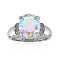Anello in argento con Quarzo Moonlight