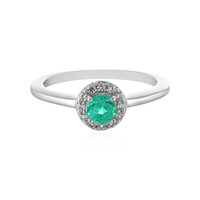 Anello in argento con Smeraldo Russo