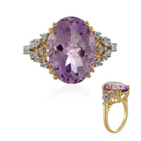 Anello in argento con Ametista Rose de France