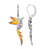 Orecchini in argento con Ametista Rose de France