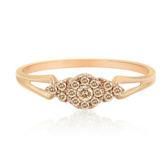 Anello in oro con Diamante Rose de France SI1 di Argyle