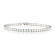 Bracciale in argento con Topazio Bianco