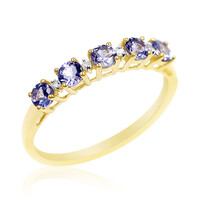 Anello in oro con Tanzanite