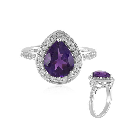 Anello in argento con Ametista