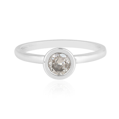 Anello in platino con Diamante Cioccolato PK (KM by Juwelo)