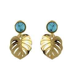 Orecchini in argento con Turchese