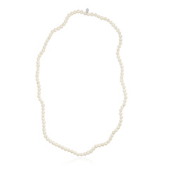 Collana in argento con Perla di Acqua Dolce (TPC)